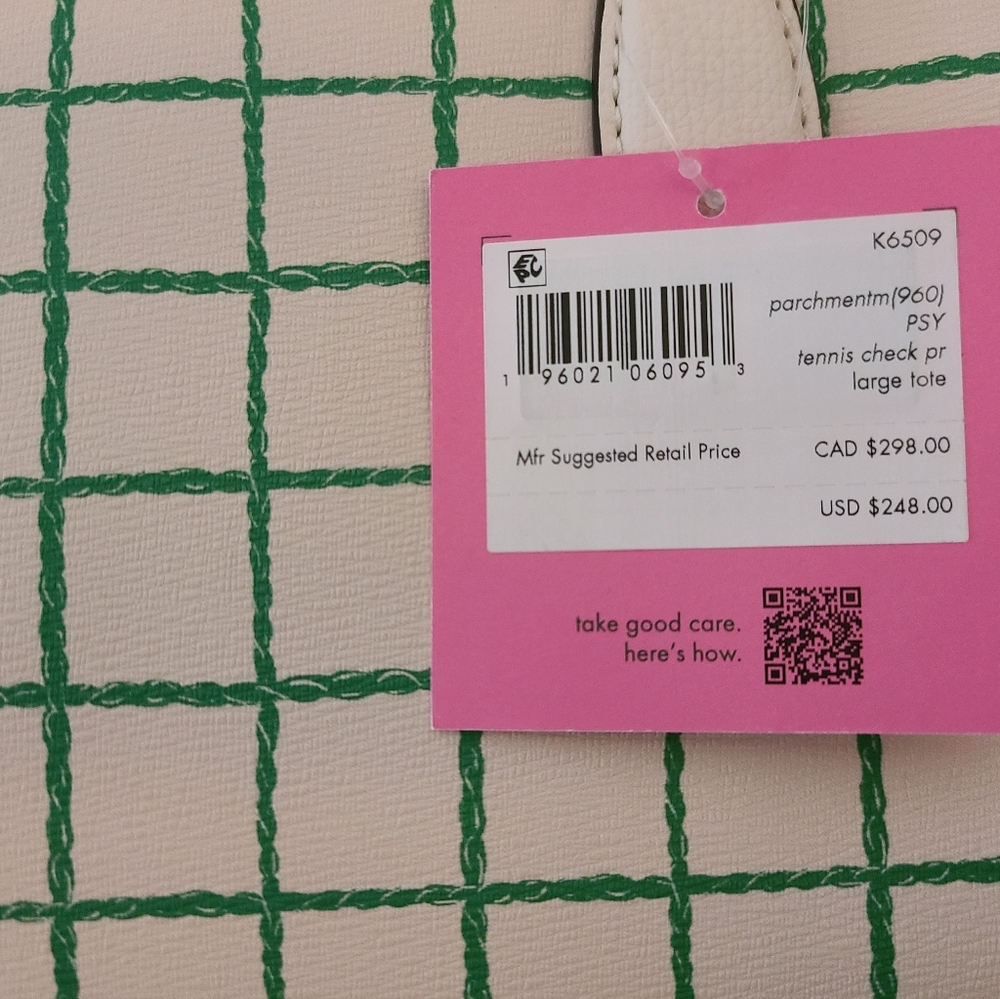 **BUNDLE** Kate Spade Tennis (Large Tote  & Wristlet, Zip-around Wallet) - Picture 9 of 16